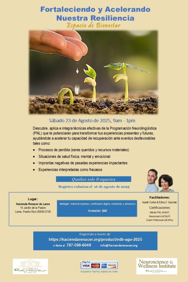 Fortaleciendo y Acelerando Nuestra Resiliencia - Espacio de bienestar